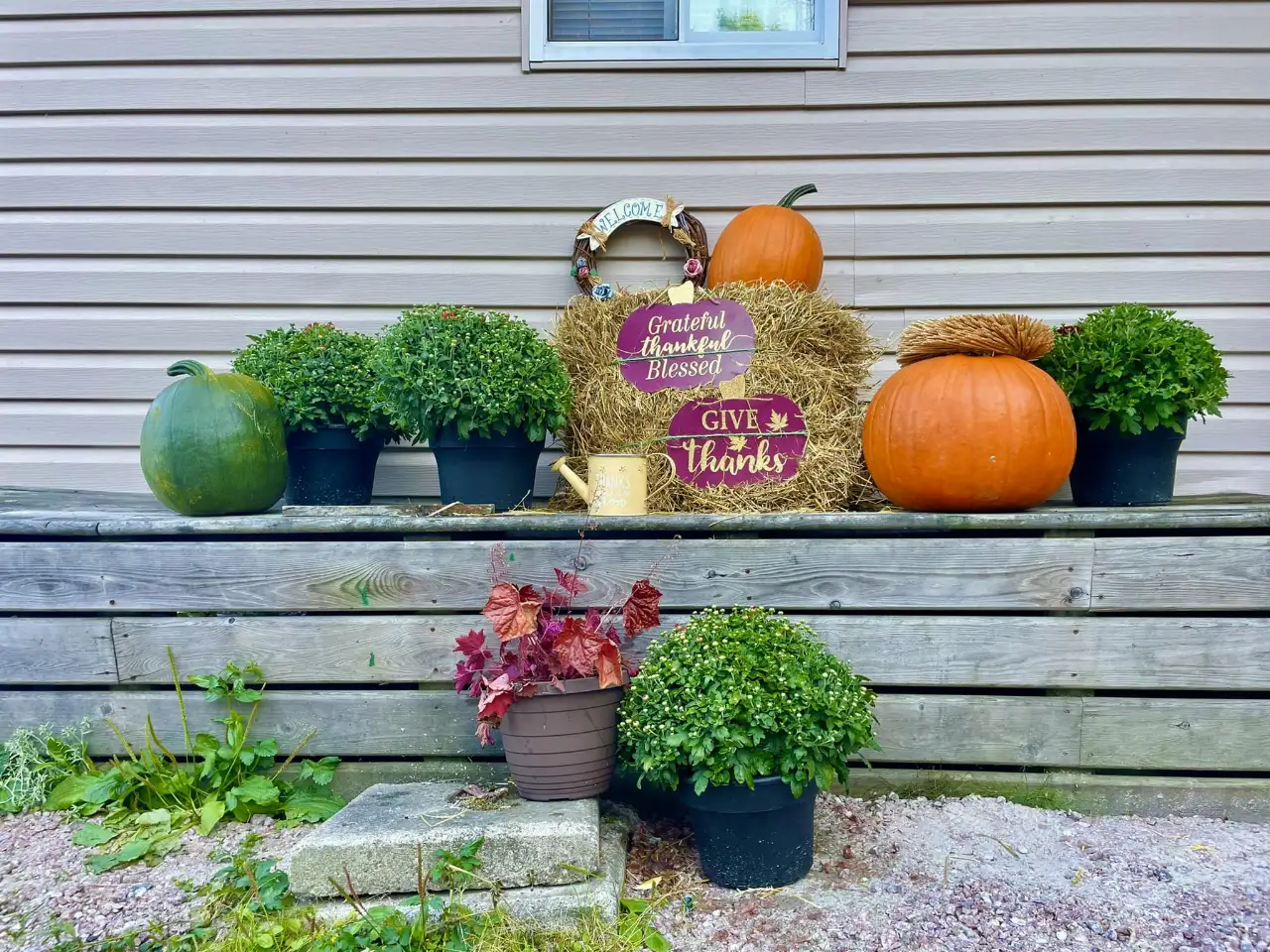 Thanksgiving gathering at Hartley Bay Cottages